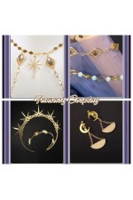 Identity V Psychologist Everlasting Dream Elsa Goodwin Purple Formal Dress Cosplay Costume